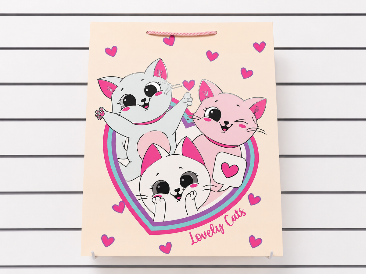 Bolsas de regalo modelo 548 – Gatitos Aventureros