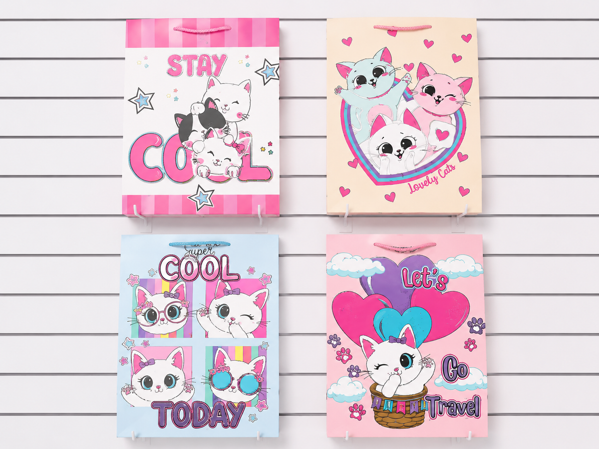 Bolsas de regalo modelo 548 – Gatitos Aventureros