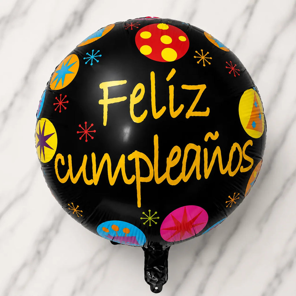 Paquete Surtido Feliz Cumpleaños – 10 Globos Metálicos Diferentes