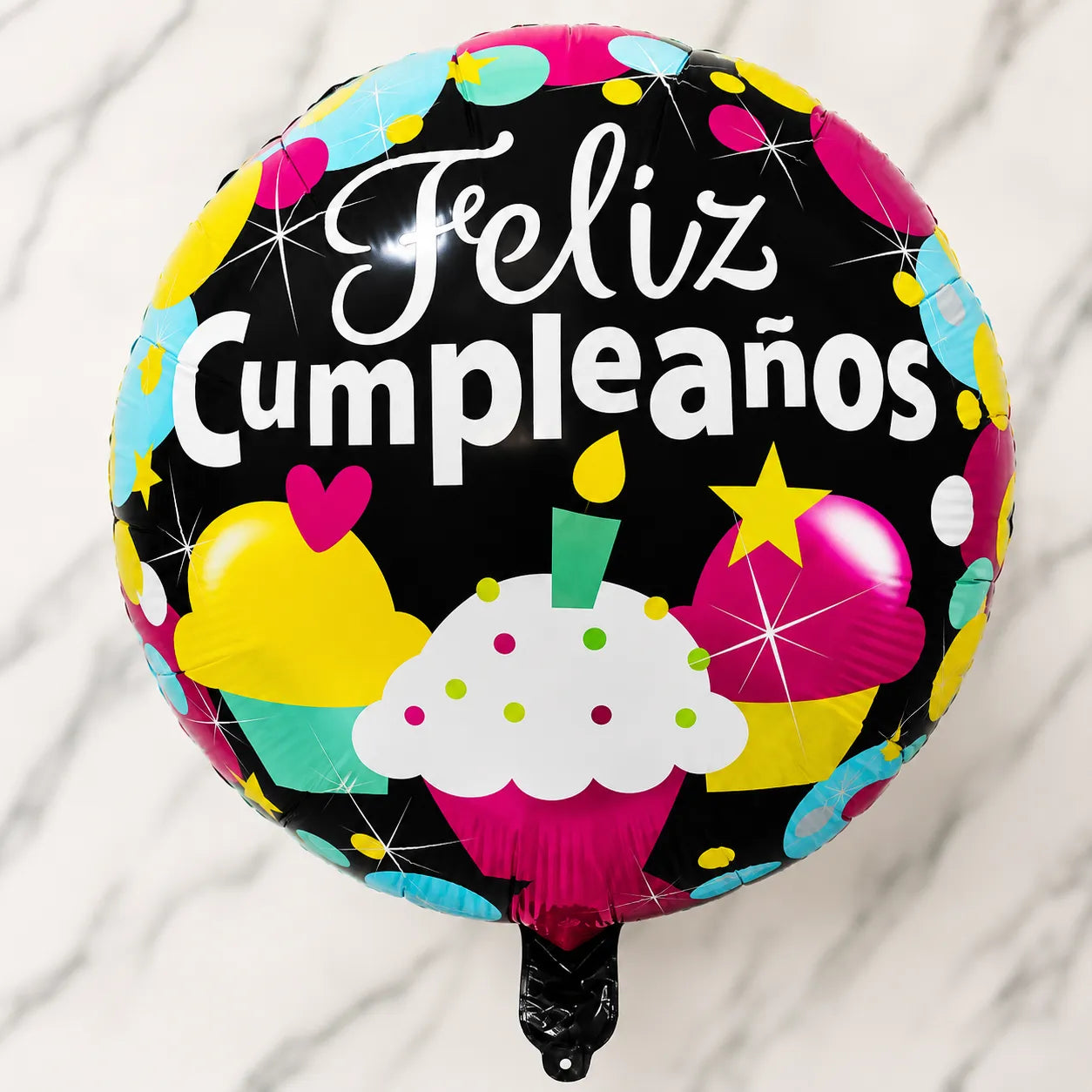 Paquete Surtido Feliz Cumpleaños – 10 Globos Metálicos Diferentes