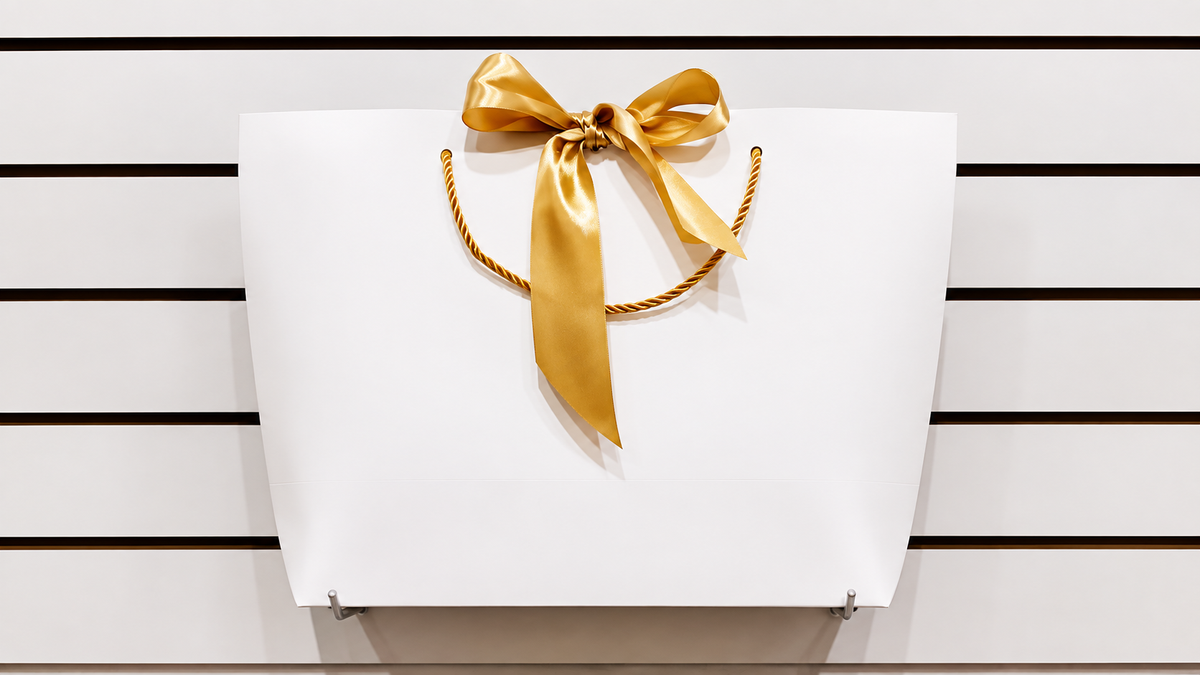 Bolsas de regalo modelo China – Moño Dorado Clásico