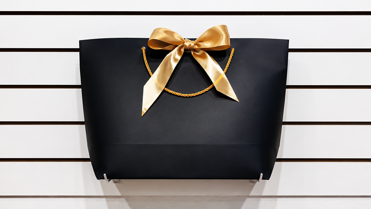Bolsas de regalo modelo China – Moño Dorado Clásico